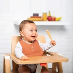 NATTOU Bavoir En Silicone Lapidou Terracotta -NATTOU Boutique jo057177060 3