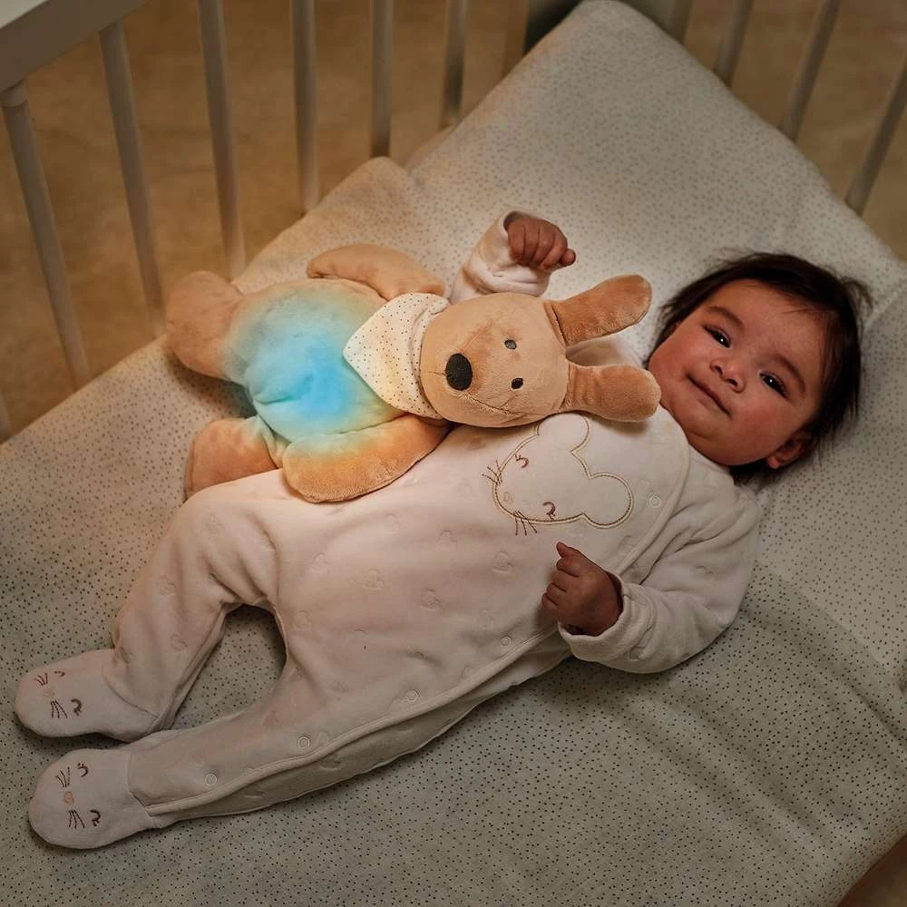 NATTOU Sleepy Veilleuse Peluche Lapin Beige Sable - Lapidou 2 NATTOU Sleepy Veilleuse Peluche Lapin Beige Sable - Lapidou â Image 2