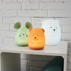 NATTOU Veilleuse Grand Ours Blanc 16cm Silicone -NATTOU Boutique jo060476636 4