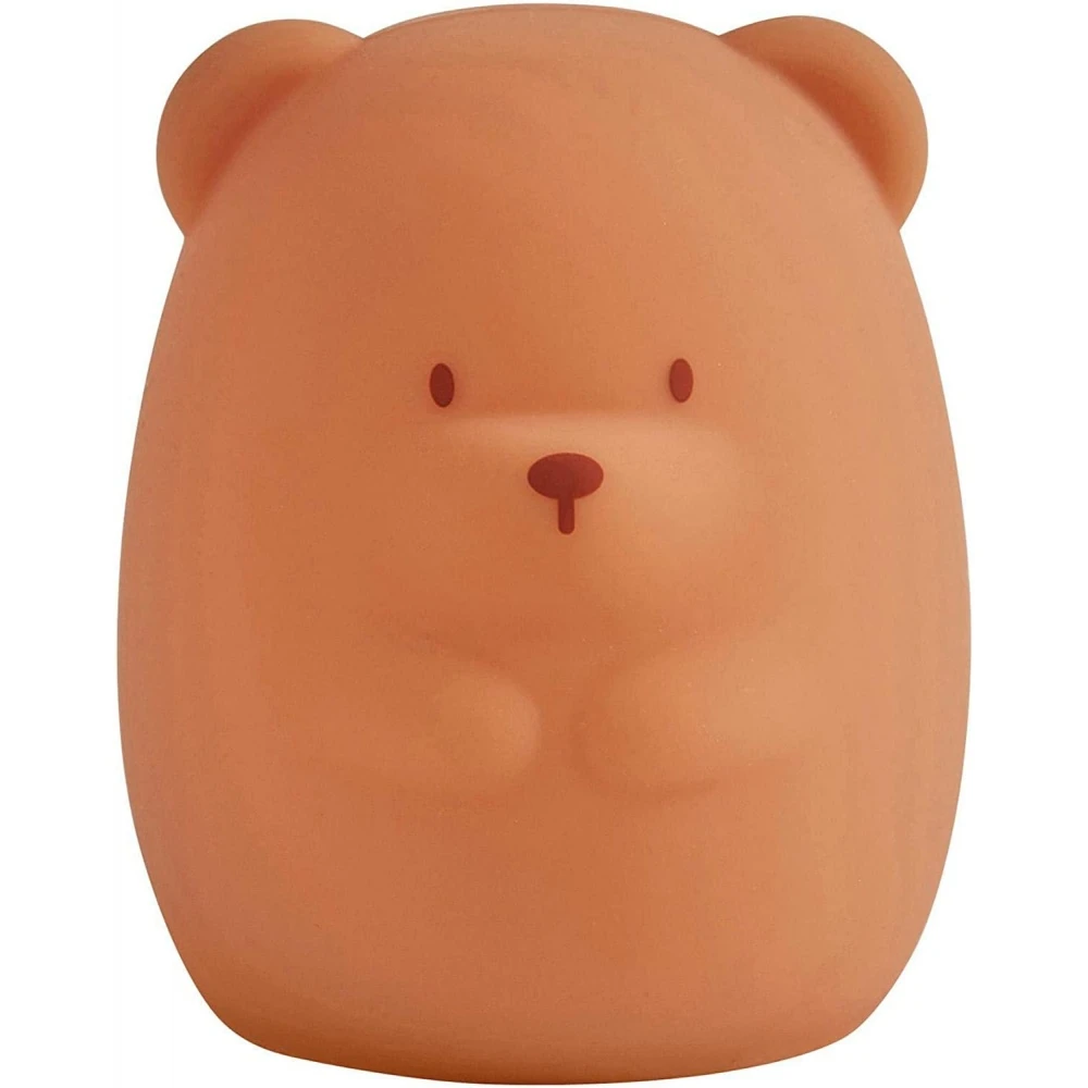 NATTOU Veilleuse Medium Ours Caramel 12cm Silicone 1 NATTOU Veilleuse Medium Ours Caramel 12cm Silicone
