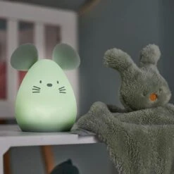 NATTOU Veilleuse Médium Souris Verte 12cm  Silicone -NATTOU Boutique jo060476650 2
