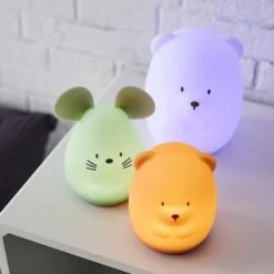 NATTOU Veilleuse Médium Souris Verte 12cm  Silicone -NATTOU Boutique jo060476650 3