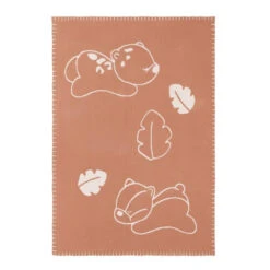 NATTOU Couverture Tricotée 75 X 100 Cm Boris & Jungo