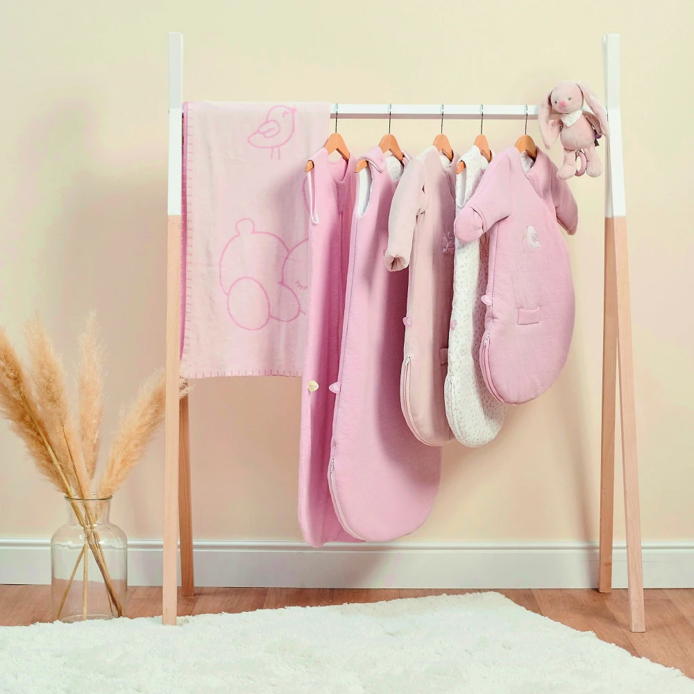 NATTOU Gigoteuse Jacquard 90cm Rose Tog 2,5 Alice Et Pomme 2 NATTOU Gigoteuse Jacquard 90cm Rose Tog 2,5 Alice Et Pomme â Image 2