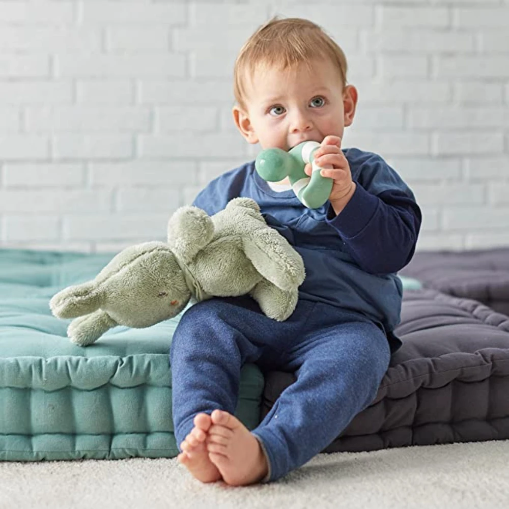 NATTOU Peluche 36cm Tipidou Vert - Lapidou 2 NATTOU Peluche 36cm Tipidou Vert - Lapidou â Image 2