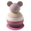 NATTOU Culbuto Empilable Souris Rose Silicone