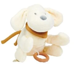 NATTOU Peluche Musicale Charlie Le Chien Vanille