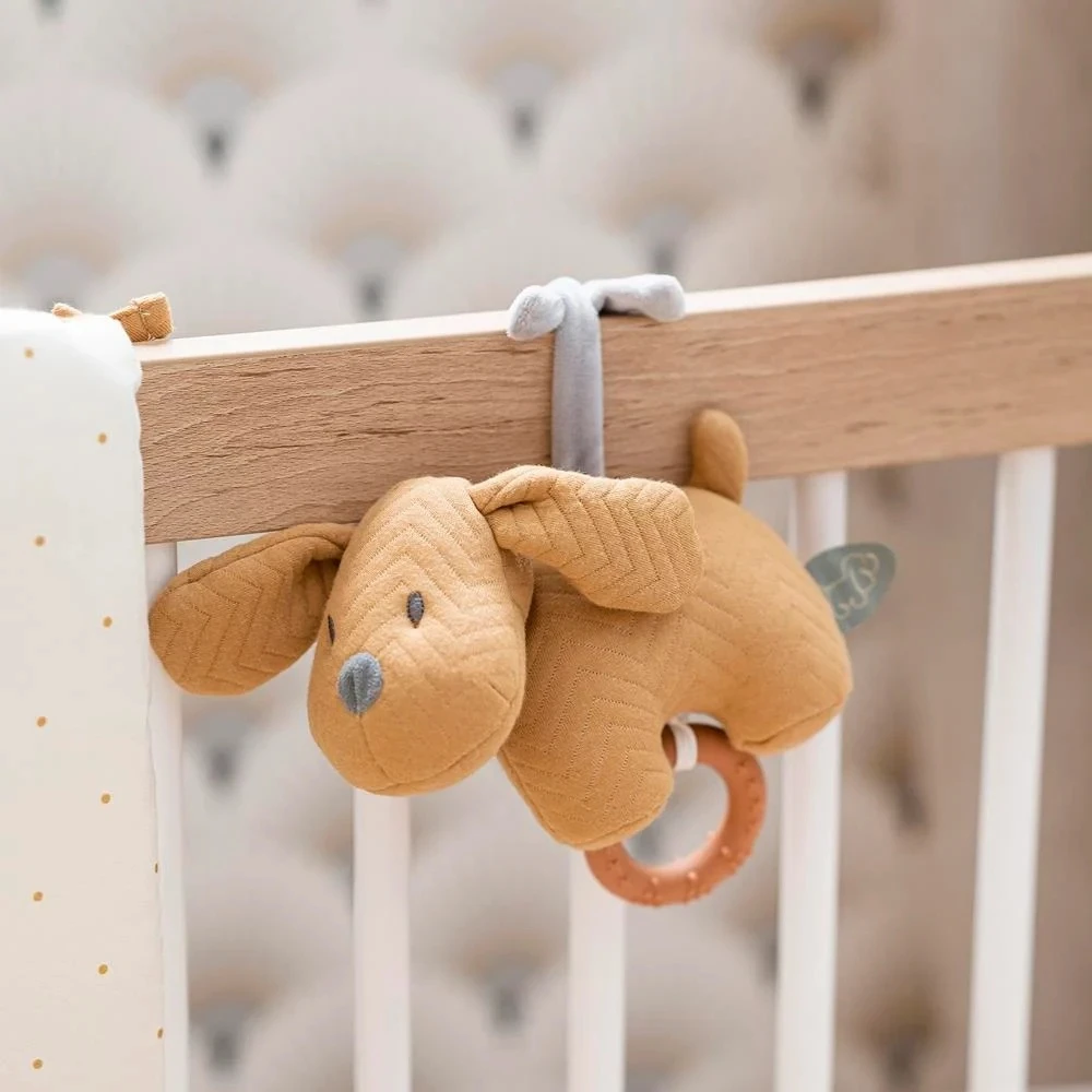 NATTOU Mini Peluche Musicale Charlie Le Chien Caramel 2 NATTOU Mini Peluche Musicale Charlie Le Chien Caramel â Image 2