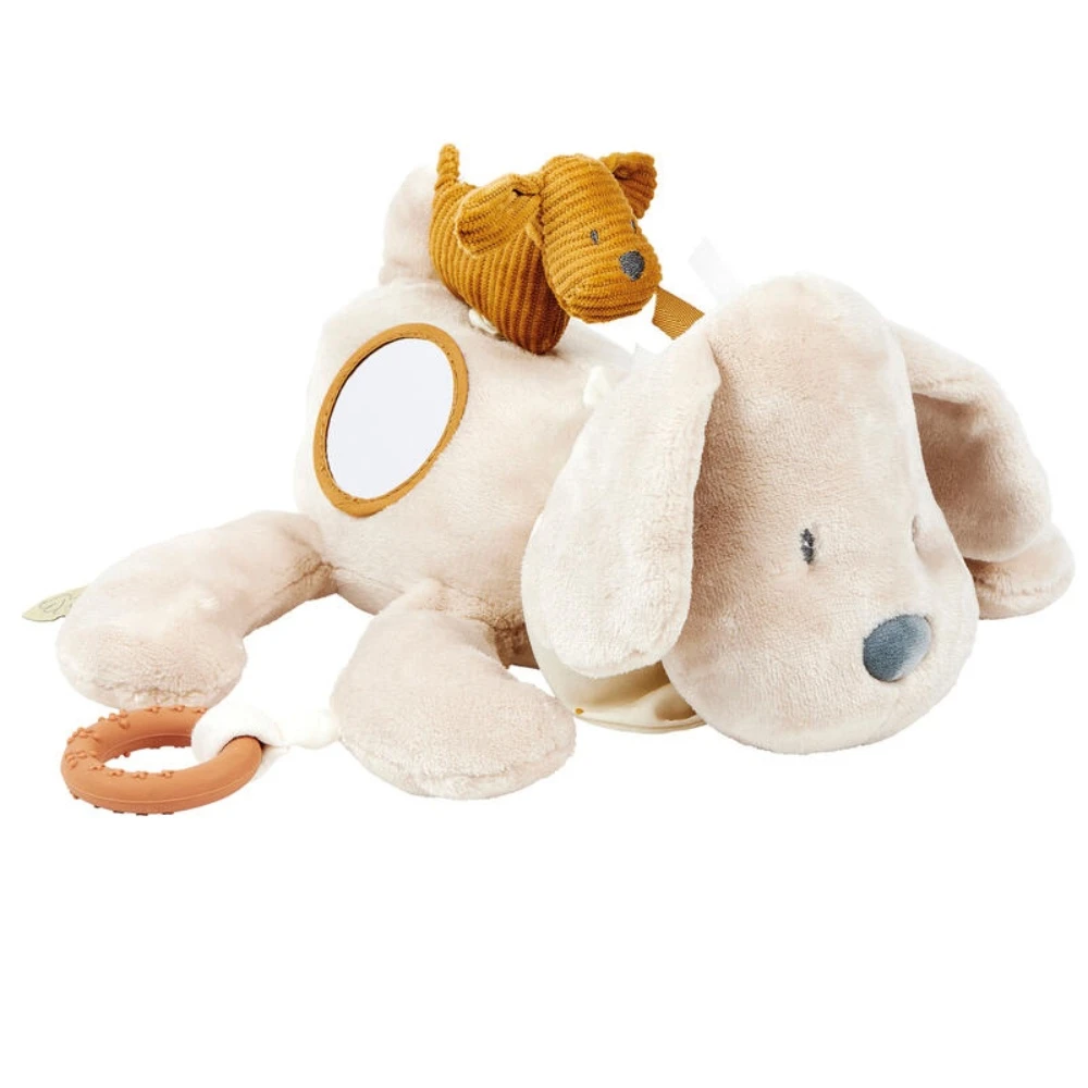NATTOU Peluche D'activité 33cm Charlie Le Chien 1 NATTOU Peluche D'activité 33cm Charlie Le Chien