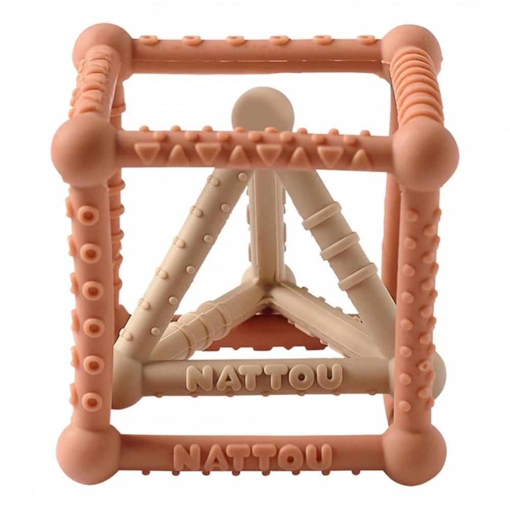 NATTOU Set Dentition Sable/terracotta Silicone 1 NATTOU Set Dentition Sable/terracotta Silicone