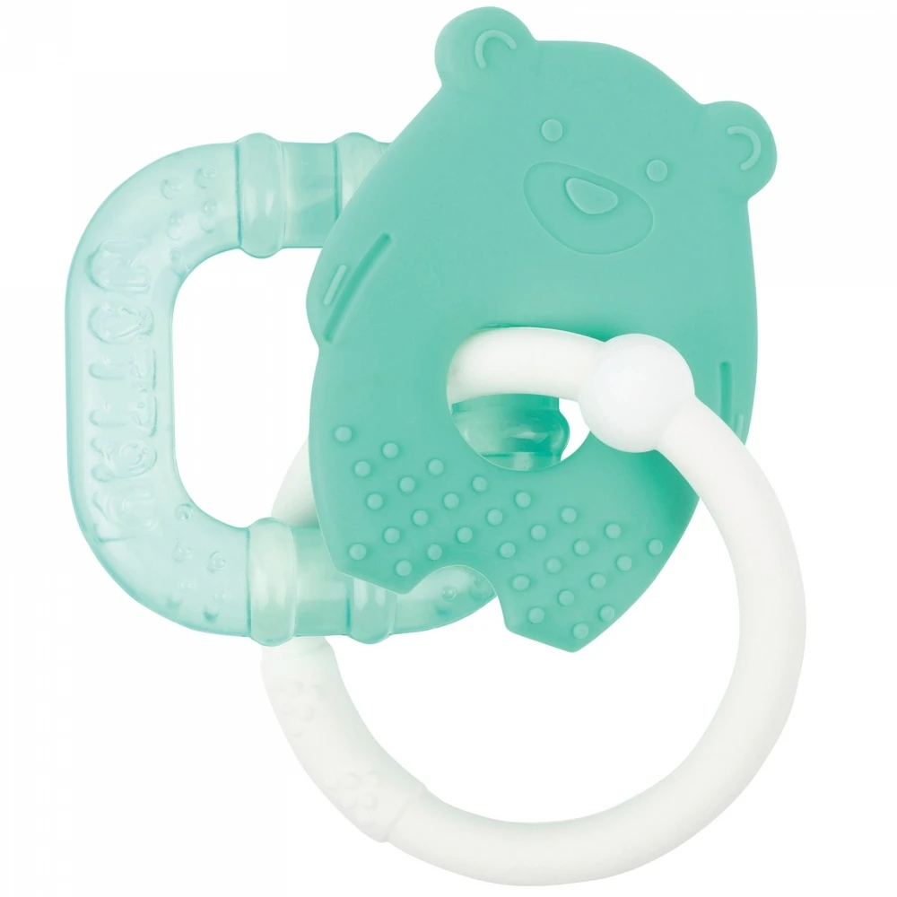 NATTOU Anneau De Dentition Réfrigérant Ours Vert 1 NATTOU Anneau De Dentition Réfrigérant Ours Vert