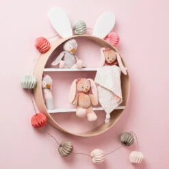 NATTOU Mini Peluche Bébé Pauline Lapin -NATTOU Boutique jo083444039 2