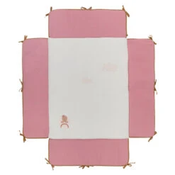 NATTOU Tapis De Parc Avec Bord 95x75cm Sasha Et Pauline